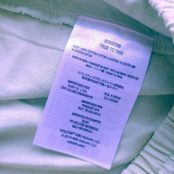 VOLCOM NEW Strutin Stone Shorts Island Green - Picture 11 of 12